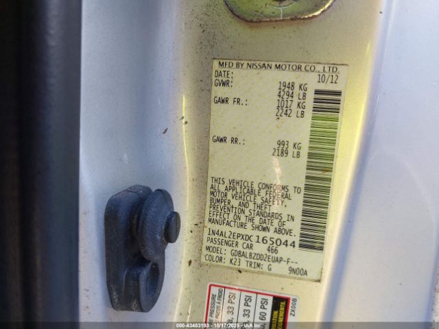 2013 NISSAN ALTIMA 1N4AL2EPXDC165044 Photo 8