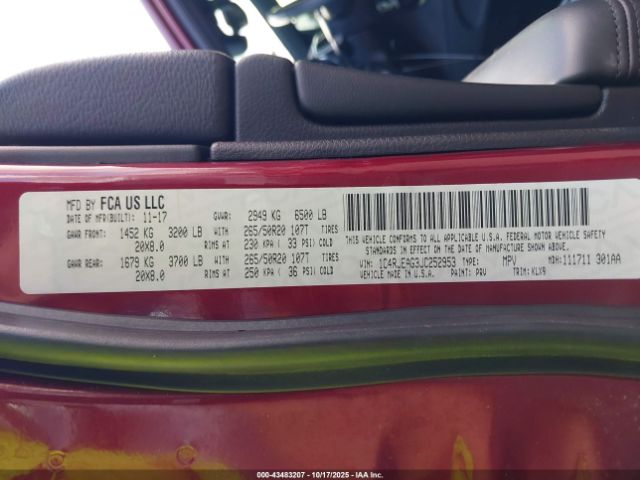 2018 JEEP GRAND CHEROKEE 1C4RJEAG3JC252953 Photo 8