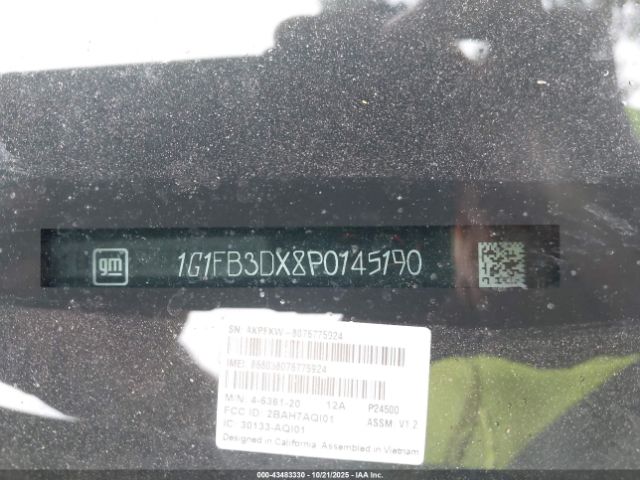 2023 CHEVROLET CAMARO 1G1FB3DX8P0145190 Photo 8