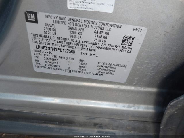 2023 BUICK ENVISION LRBFZNR41PD127568 Photo 8