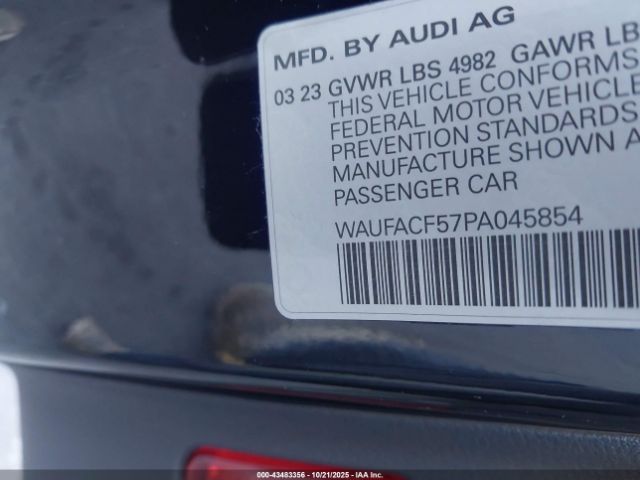 2023 AUDI A5 SPORTBACK WAUFACF57PA045854 Photo 8