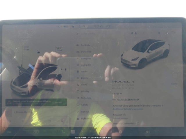 2022 TESLA MODEL Y 7SAYGDEE8NA021164 Photo 6