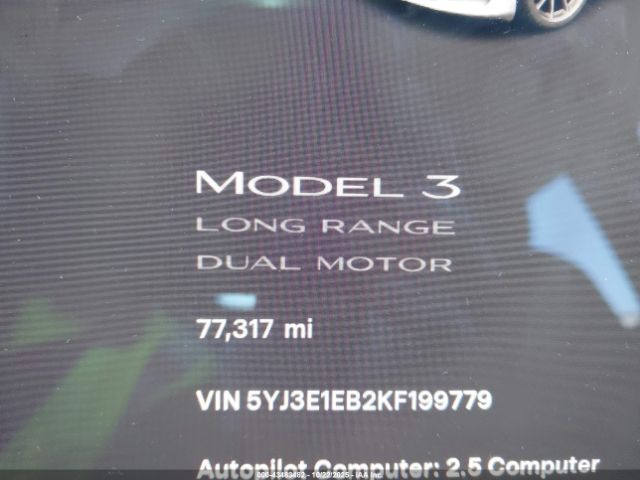 2019 TESLA MODEL 3 5YJ3E1EB2KF199779 Photo 6