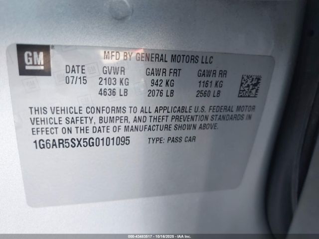 2016 CADILLAC CTS 1G6AR5SX5G0101095 Photo 8