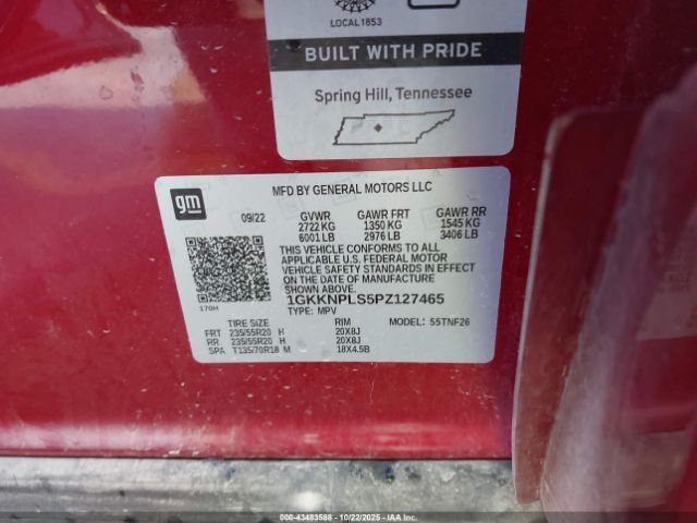 2023 GMC ACADIA 1GKKNPLS5PZ127465 Photo 8