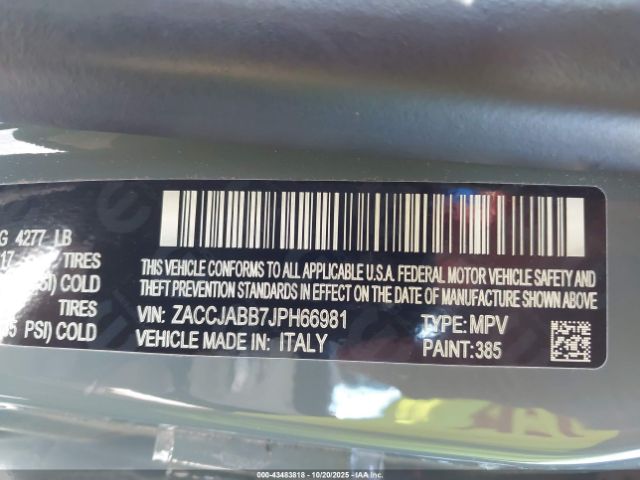 2018 JEEP RENEGADE ZACCJABB7JPH66981 Photo 8