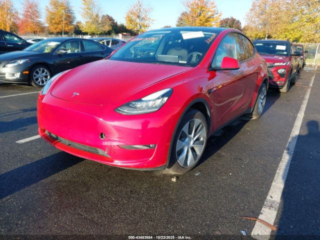 2021 TESLA MODEL Y 5YJYGDEE9MF208671 Photo 1