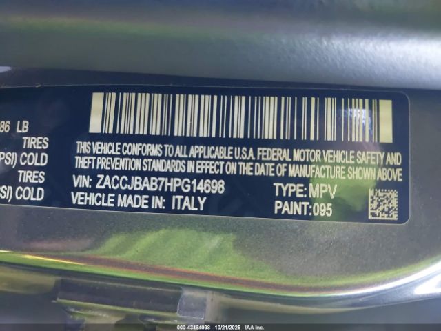 2017 JEEP RENEGADE ZACCJBAB7HPG14698 Photo 8