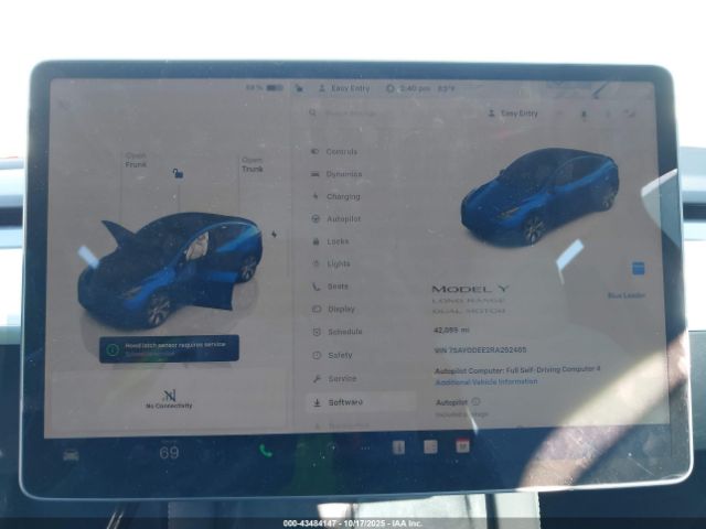 2024 TESLA MODEL Y 7SAYGDEE2RA252485 Photo 6