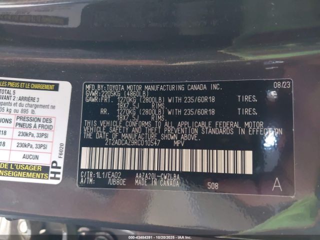 2024 LEXUS NX 250 2T2ADCAZ9RC010547 Photo 8