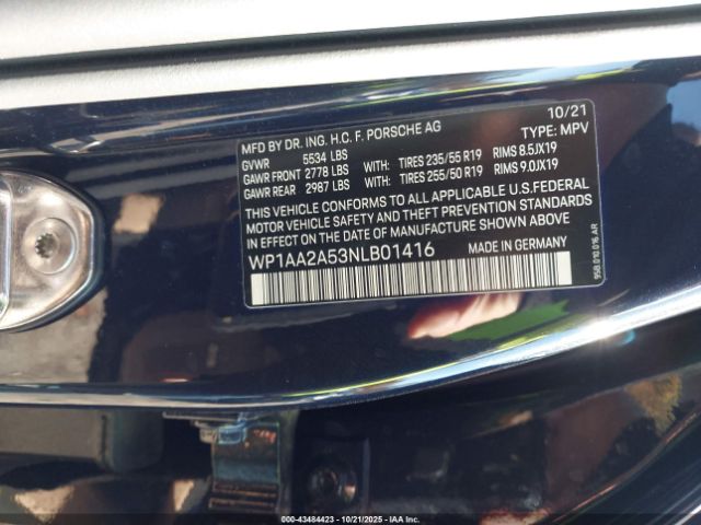 2022 PORSCHE MACAN WP1AA2A53NLB01416 Photo 8