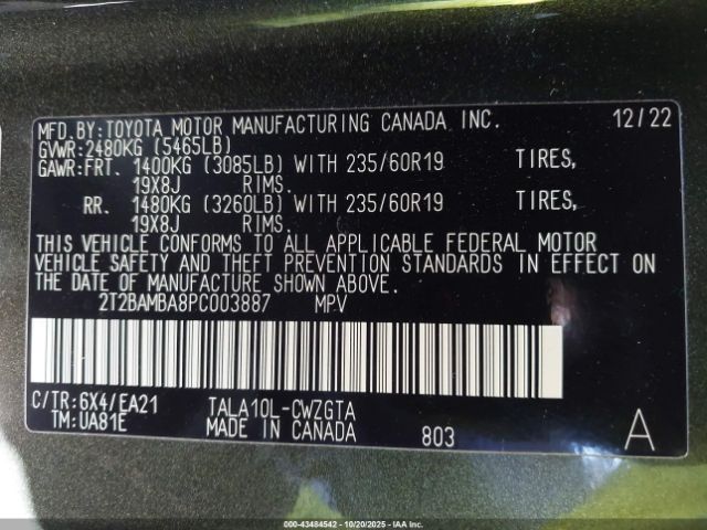 2023 LEXUS RX 350 2T2BAMBA8PC003887 Photo 8