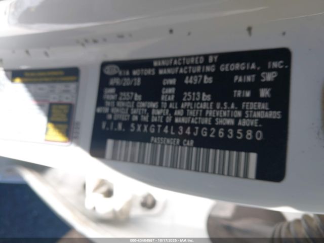 2018 KIA OPTIMA 5XXGT4L34JG263580 Photo 8