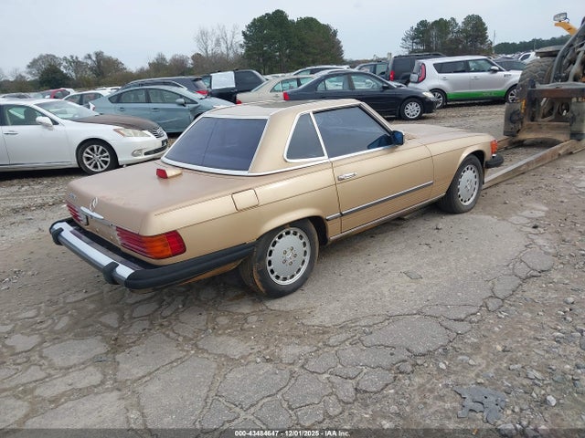 43484647 :رقم المزاد ، WDBBA45AXEA012235 vin ، 1984 Mercedes-benz 380 Sl مزاد بيع