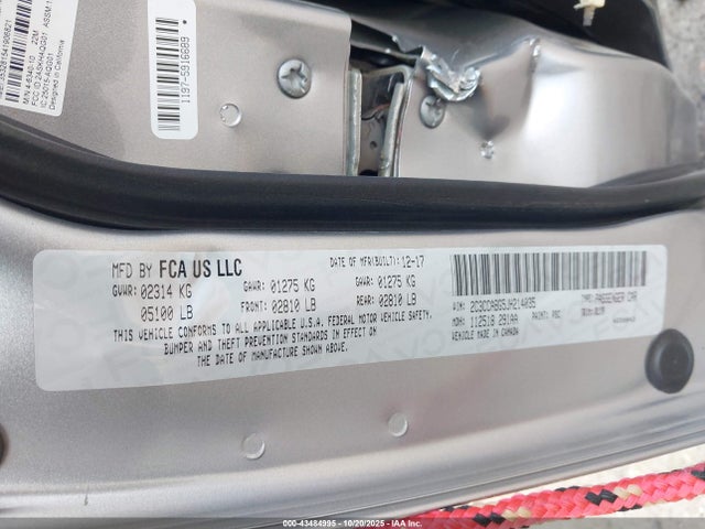 Aukcja sprzedaży 2018 Chrysler 300 300s, vin: 2C3CCABG5JH214035, numer aukcji: 43484995