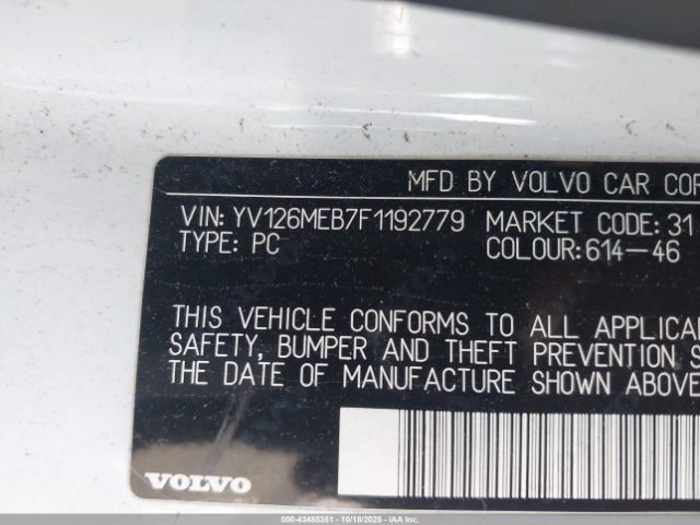 2015 VOLVO V60 YV126MEB7F1192779 Photo 8
