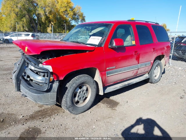 2001 Chevrolet Tahoe Lt მანქანა იყიდება აუქციონზე, vin: 1GNEK13T71R127568, აუქციონის ნომერი: 43485738