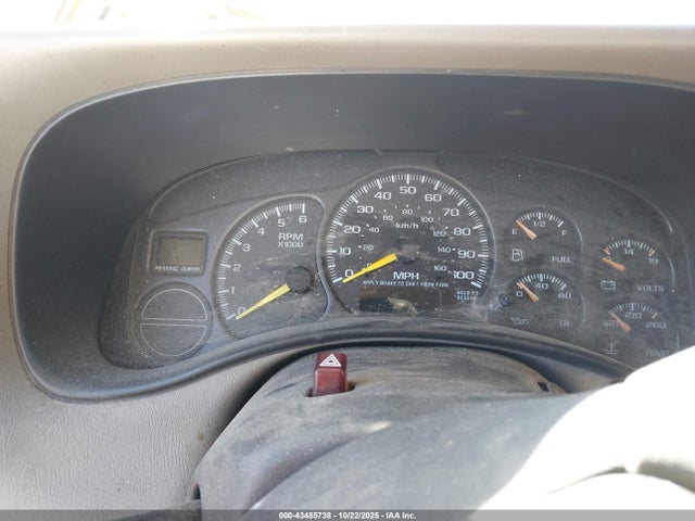 2001 Chevrolet Tahoe Lt მანქანა იყიდება აუქციონზე, vin: 1GNEK13T71R127568, აუქციონის ნომერი: 43485738