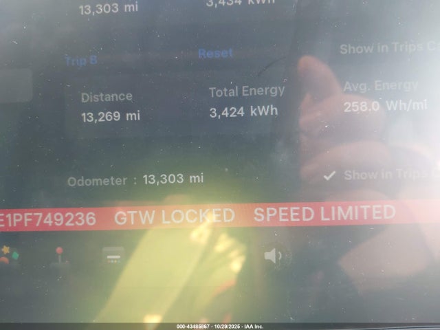 7SAYGDEE1PF749236 Tesla Model Y Awd/long Range Dual Motor All-wheel Drive