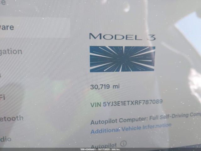 2024 TESLA MODEL 3 5YJ3E1ETXRF787089 Photo 6