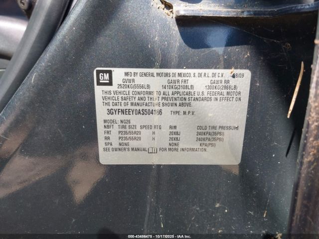 2010 CADILLAC SRX 3GYFNEEY0AS504186 Photo 8