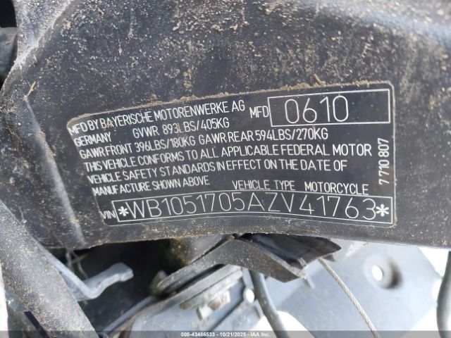 2010 BMW S 1000 WB1051705AZV41763 Photo 9