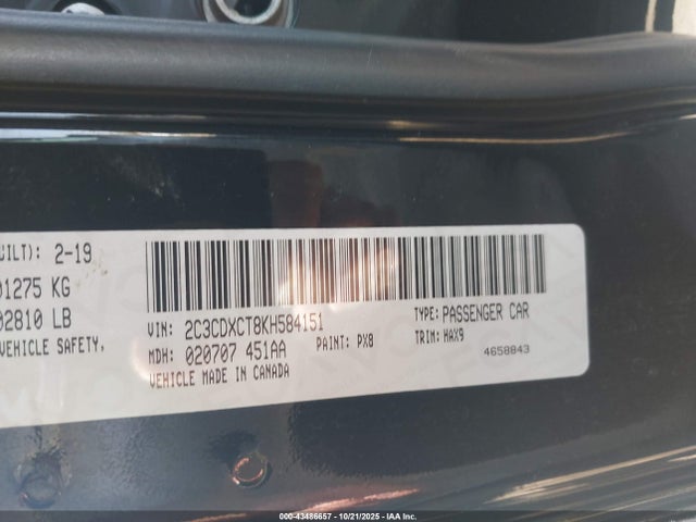 Dodge Charger R/t Rwd 2019 2C3CDXCT8KH584151 Image 24