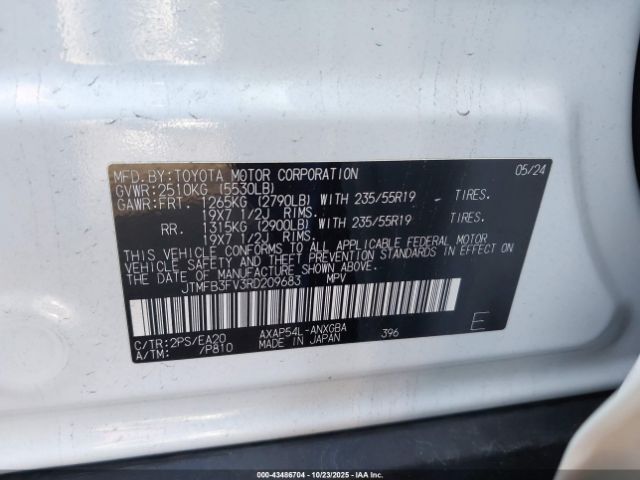 2024 TOYOTA RAV4 PRIME JTMFB3FV3RD209683 Photo 8