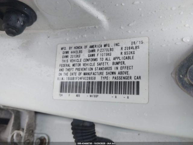 2015 ACURA TLX 19UUB1F34FA029959 Photo 8