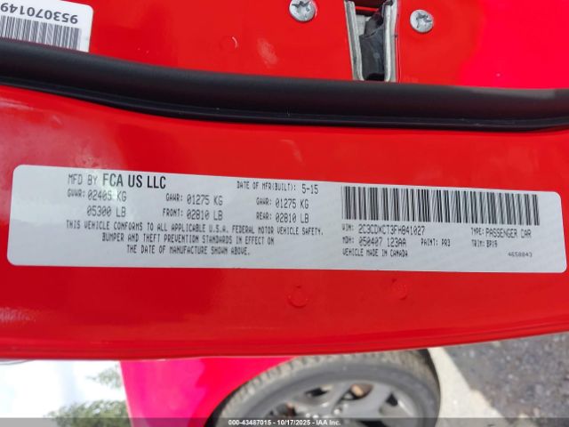 2015 DODGE CHARGER 2C3CDXCT3FH841027 Photo 8