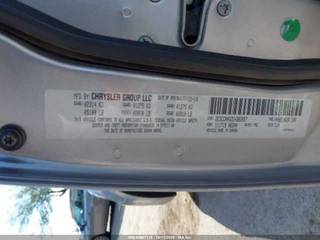 2014 CHRYSLER 300 2C3CCAAG2EH382657 Photo 8