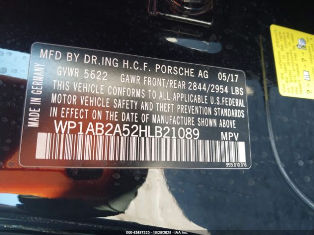 2017 PORSCHE MACAN WP1AB2A52HLB21089 Photo 8