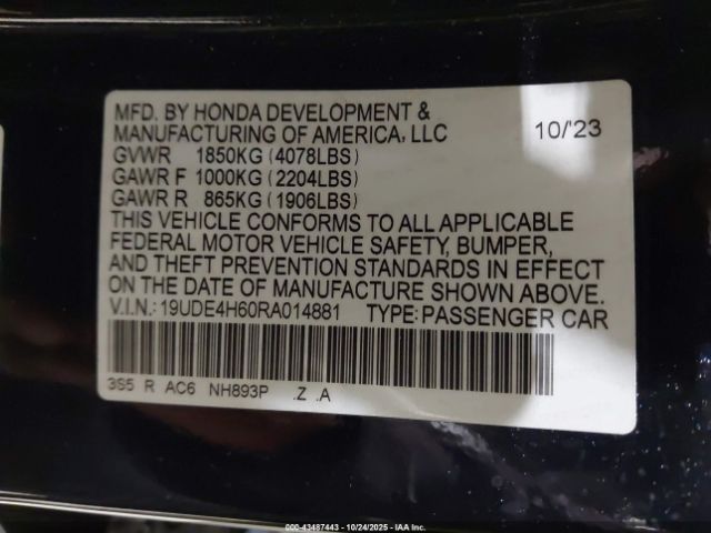 2024 ACURA INTEGRA 19UDE4H60RA014881 Photo 8