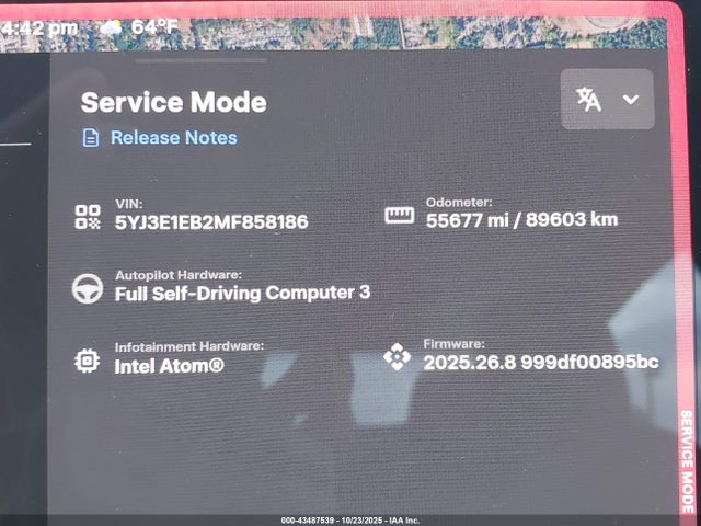 2021 TESLA MODEL 3 5YJ3E1EB2MF858186 Photo 6