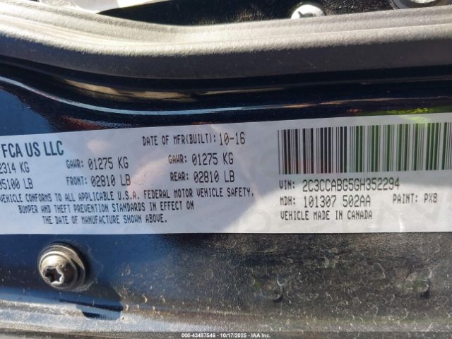 2016 CHRYSLER 300 2C3CCABG5GH352294 Photo 8