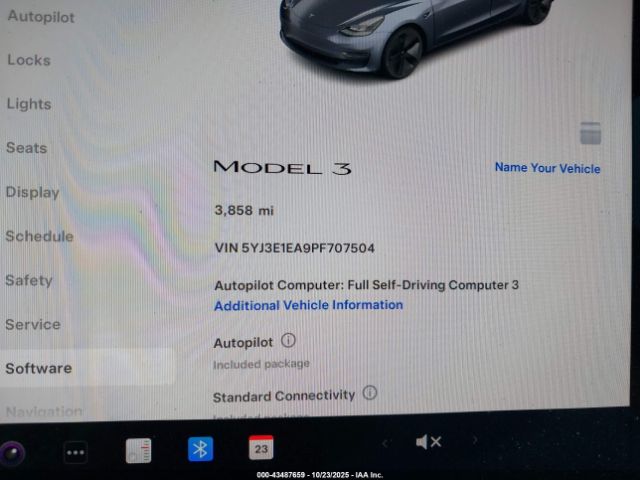 2023 TESLA MODEL 3 5YJ3E1EA9PF707504 Photo 6