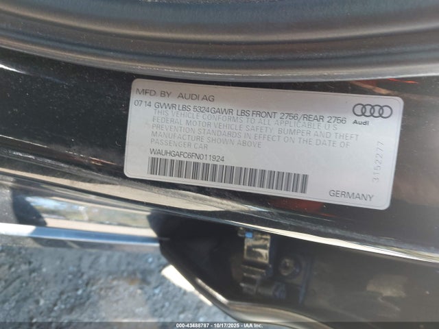 2015 AUDI A6 WAUHGAFC6FN011924 Photo 8