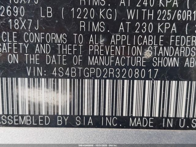 2024 SUBARU OUTBACK 4S4BTGPD2R3208017 Photo 8