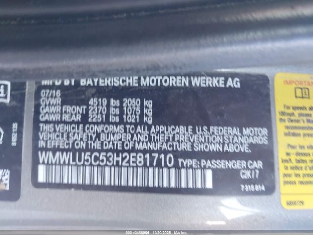 2017 MINI CLUBMAN WMWLU5C53H2E81710 Photo 8