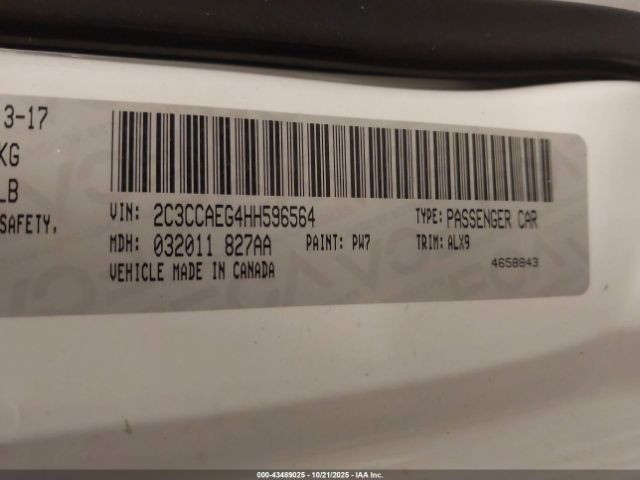 2017 CHRYSLER 300C 2C3CCAEG4HH596564 Photo 8