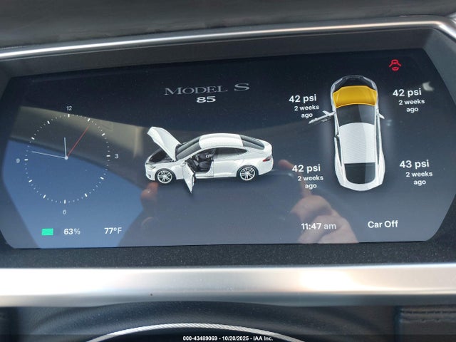 2013 TESLA MODEL S 5YJSA1CN7DFP27209 Photo 6