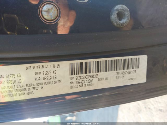 2015 DODGE CHALLENGER 2C3CDZAGXFH913391 Photo 8