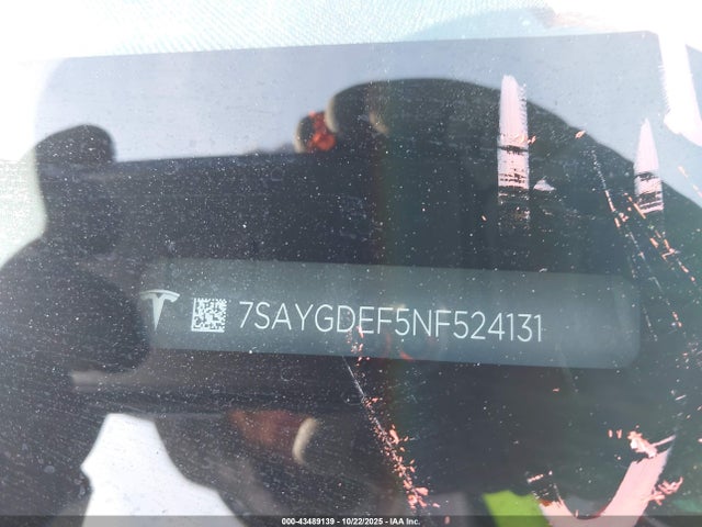 2022 TESLA MODEL Y 7SAYGDEF5NF524131 Photo 8