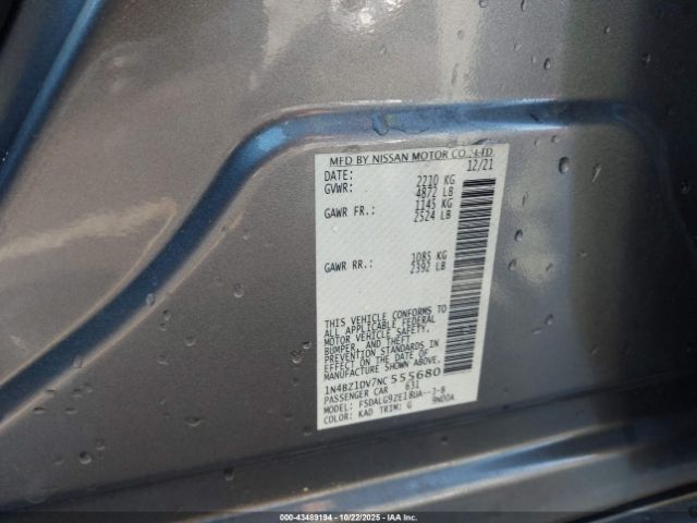 2022 NISSAN LEAF 1N4BZ1DV7NC555680 Photo 8