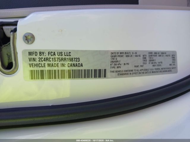 2024 CHRYSLER PACIFICA HYBRID 2C4RC1S75RR198723 Photo 8