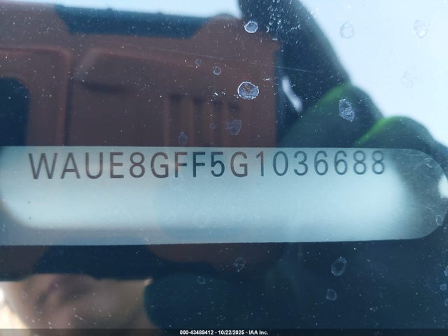 2016 AUDI A3 WAUE8GFF5G1036688 Photo 8