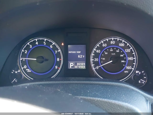 2012 Infiniti G37x მანქანა იყიდება აუქციონზე, vin: JN1CV6ARXCM973756, აუქციონის ნომერი: 43489527