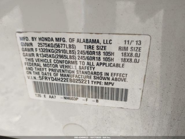 2014 ACURA MDX 5FRYD4H22EB025221 Photo 8