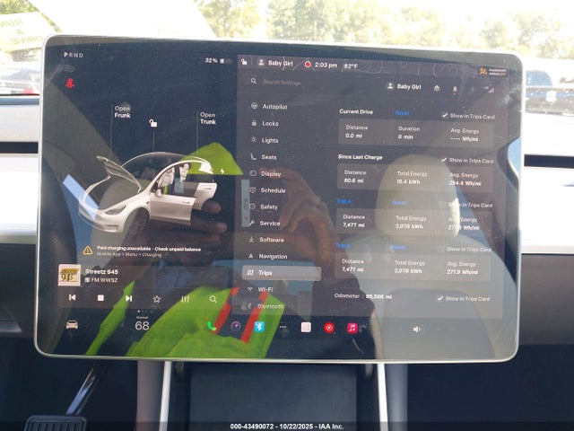 2021 TESLA MODEL Y 5YJYGDEE8MF070945 Photo 6