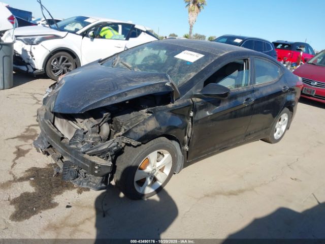 2012 HYUNDAI ELANTRA KMHDH4AEXCU382588 Photo 1